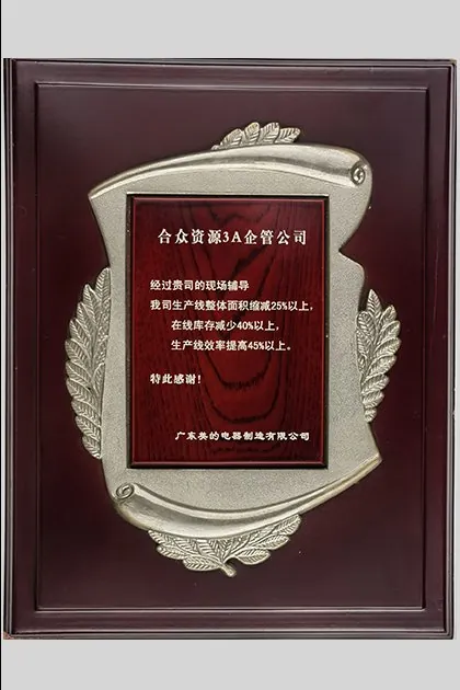 客户特别感谢牌